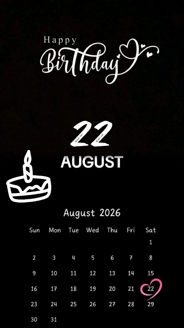 hbd sister 22 August