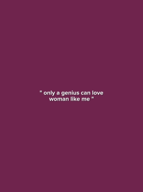 Only A Genius