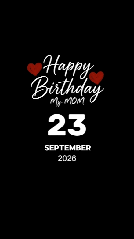 ULANG TAHUN IBU 23 SEPTEMBE