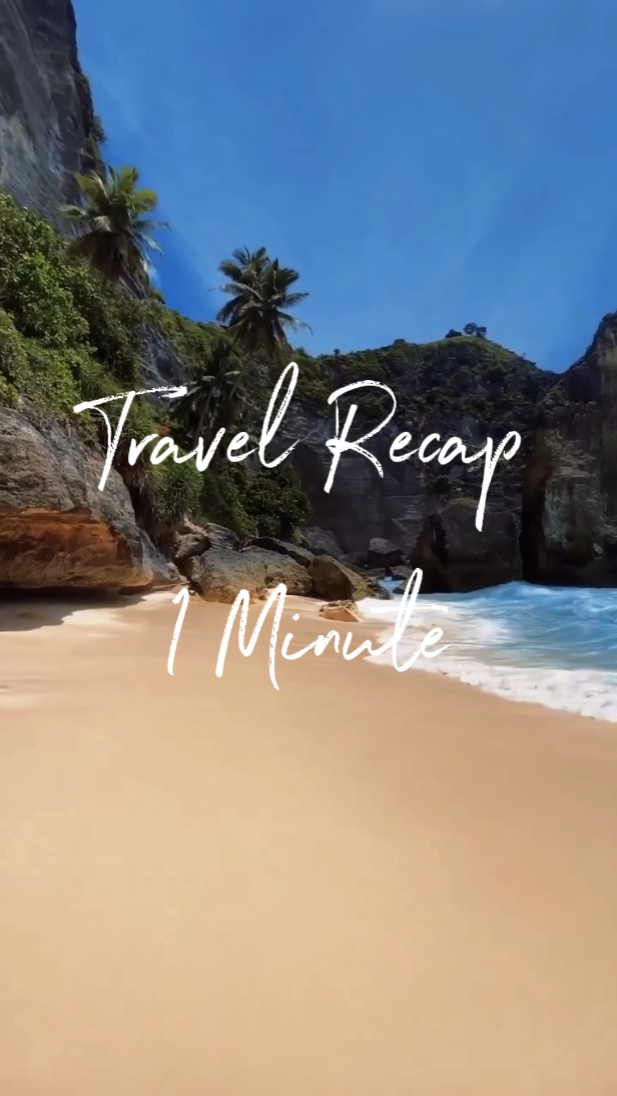 Récapitulatif du voyage 1Minute
