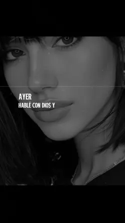 Ayer hable con Dios 