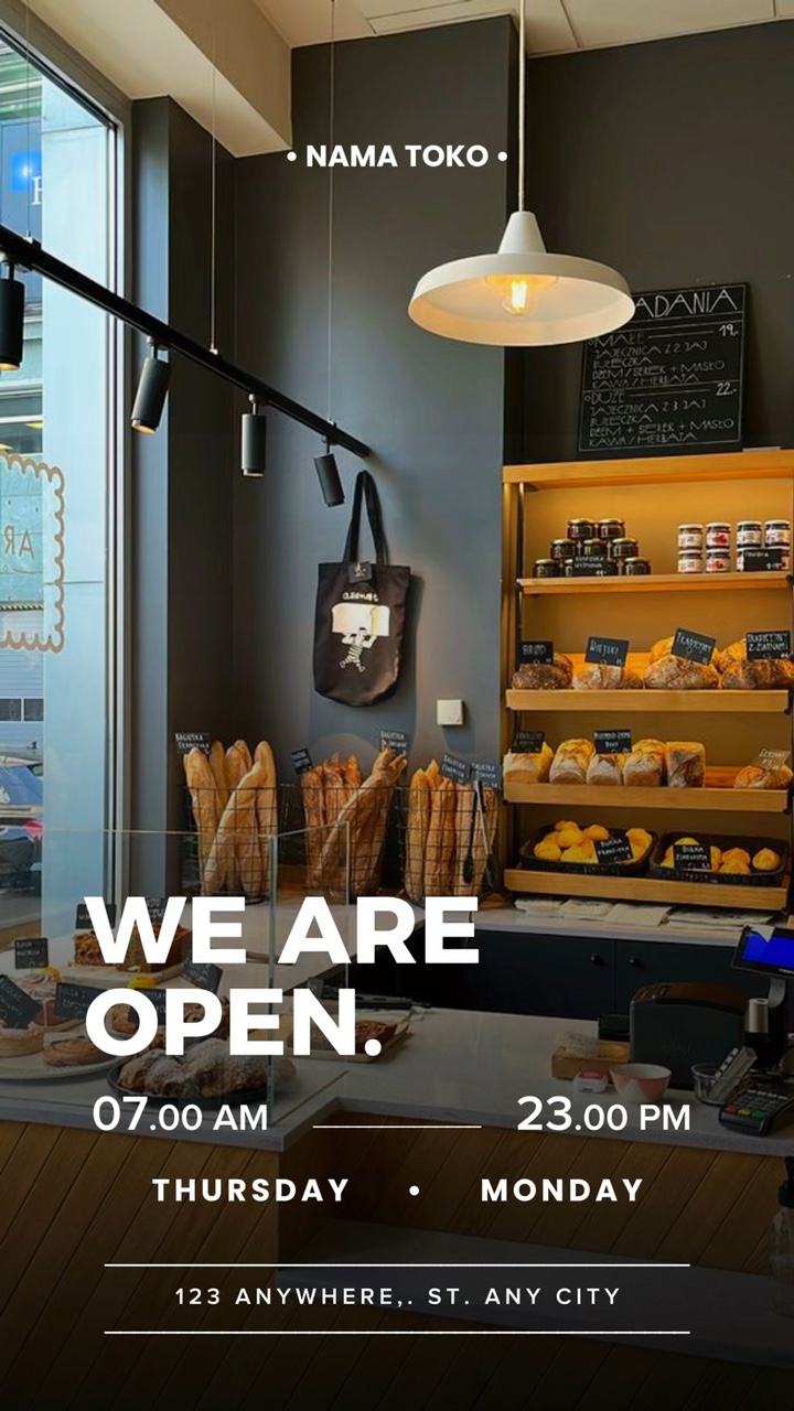 story : we are open