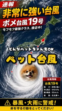 ペット台風