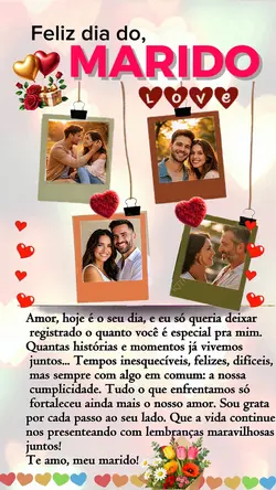 FELIZ DIA DO MARIDO