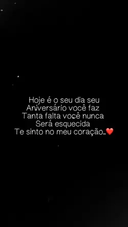 Saudades suas ❤️