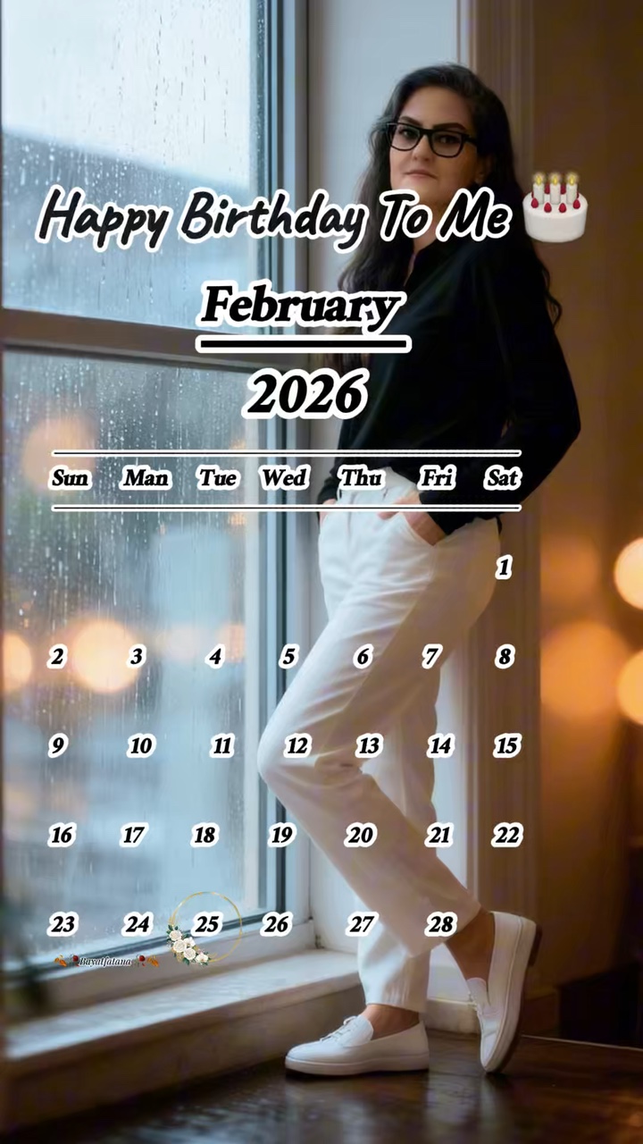 25 de fevereiro HBD para mim
