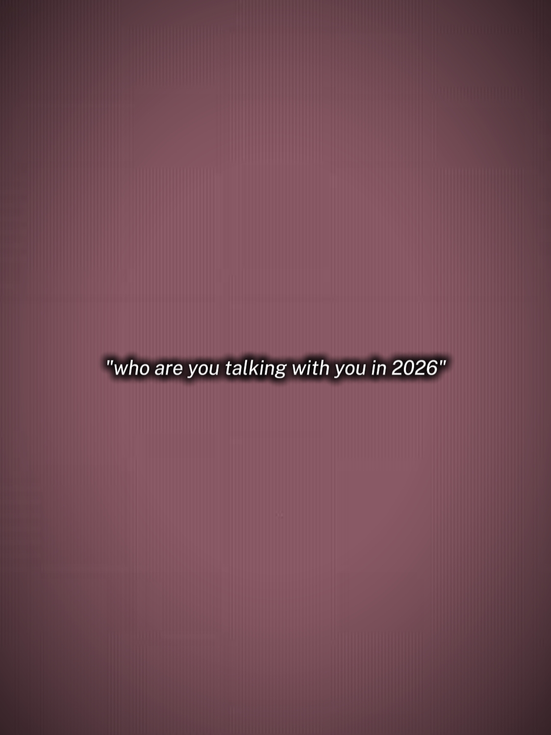 Você está falando em 2026