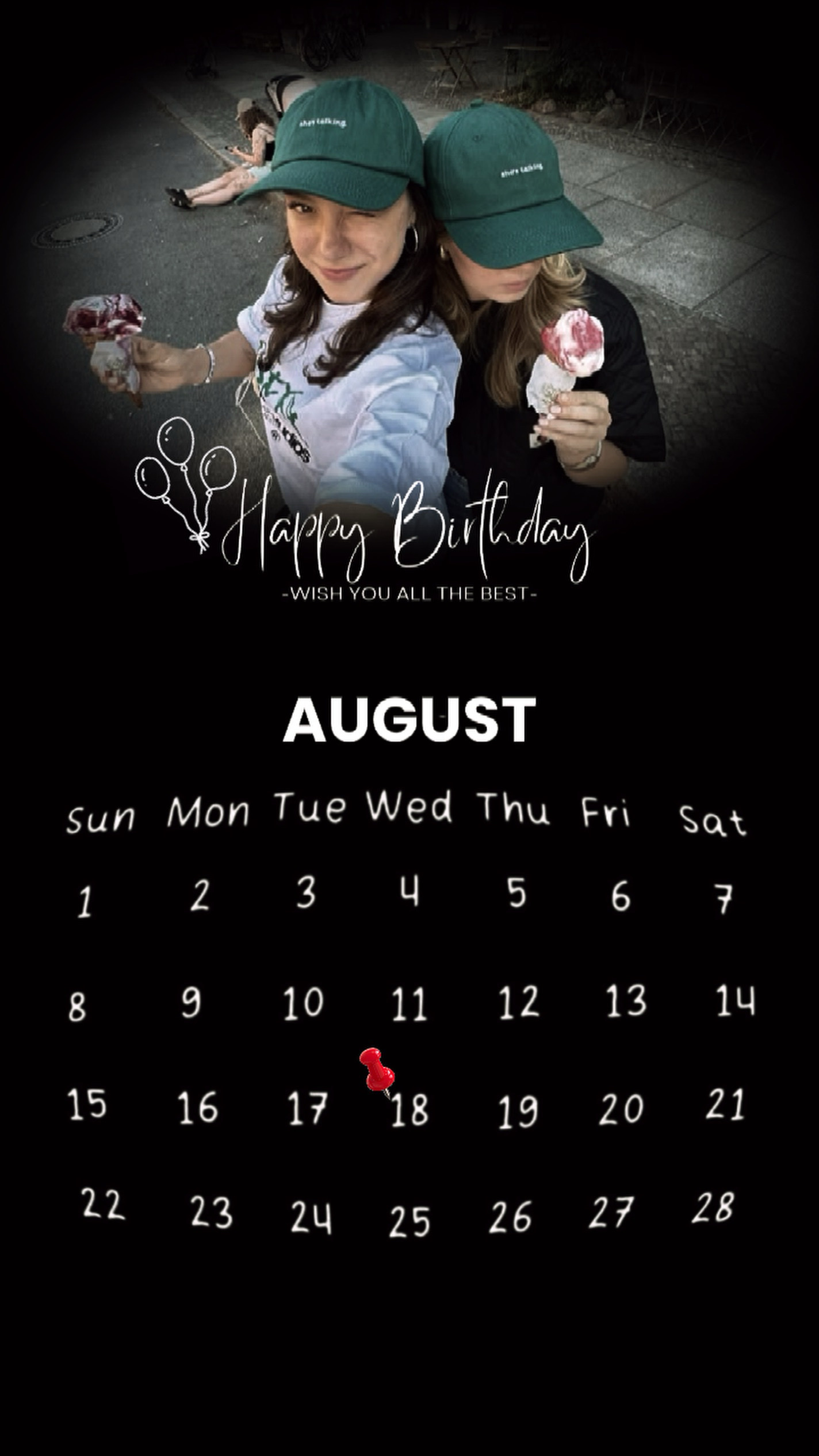Hbd August 18,2026