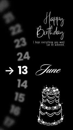 HBD 13 JUNE 2026