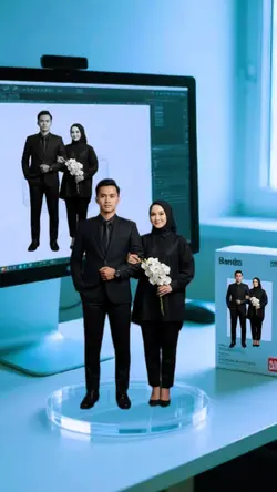 ganti poto miniatur