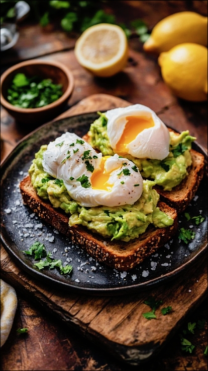 Menú de comida desayuno
