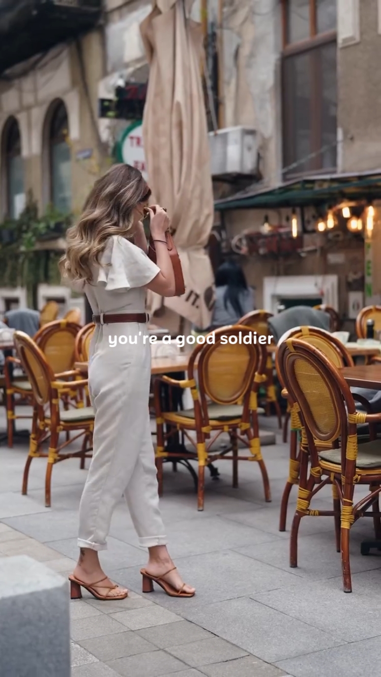 Eres un buen soldado.