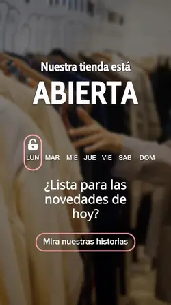 Tienda abierta Lunes