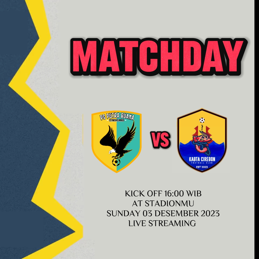 AFFICHE MATCHDAY 