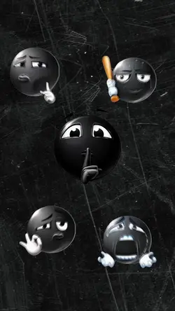 black emoji trend 