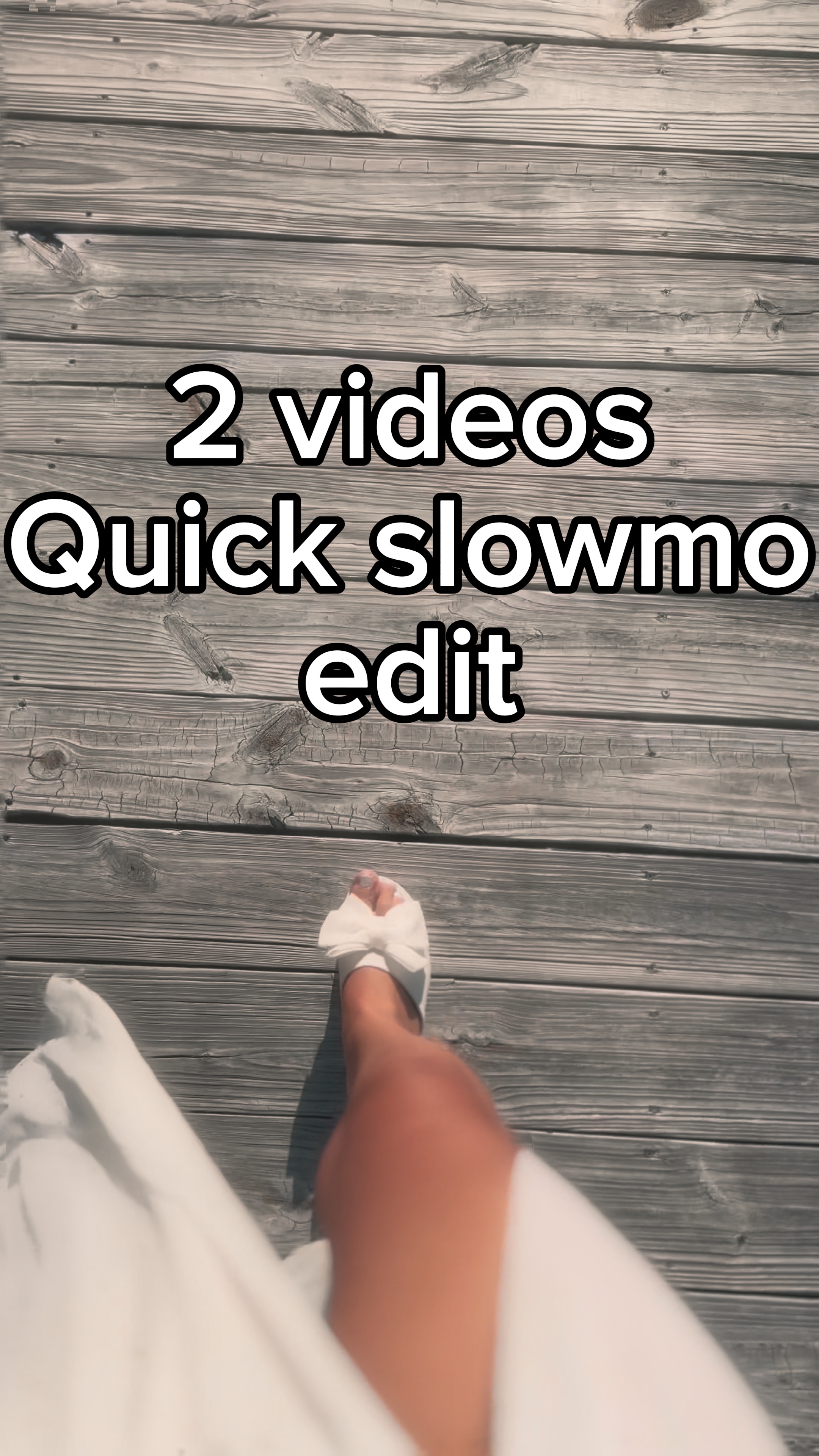 2 vidéos montage rapide