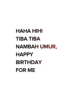 Haha Hihi Tiba Tiba