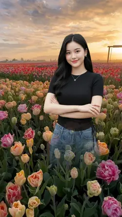 di taman bunga