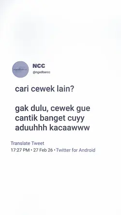 CARI CEWE LAIN?
