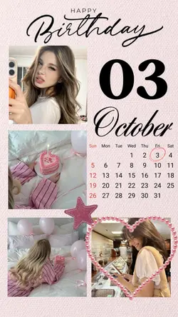 BIRTHDAY 3 OCTOBER