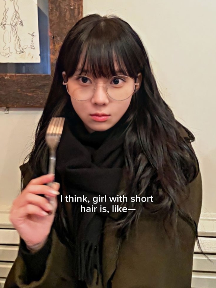 나는 짧은 머리를 좋아한다