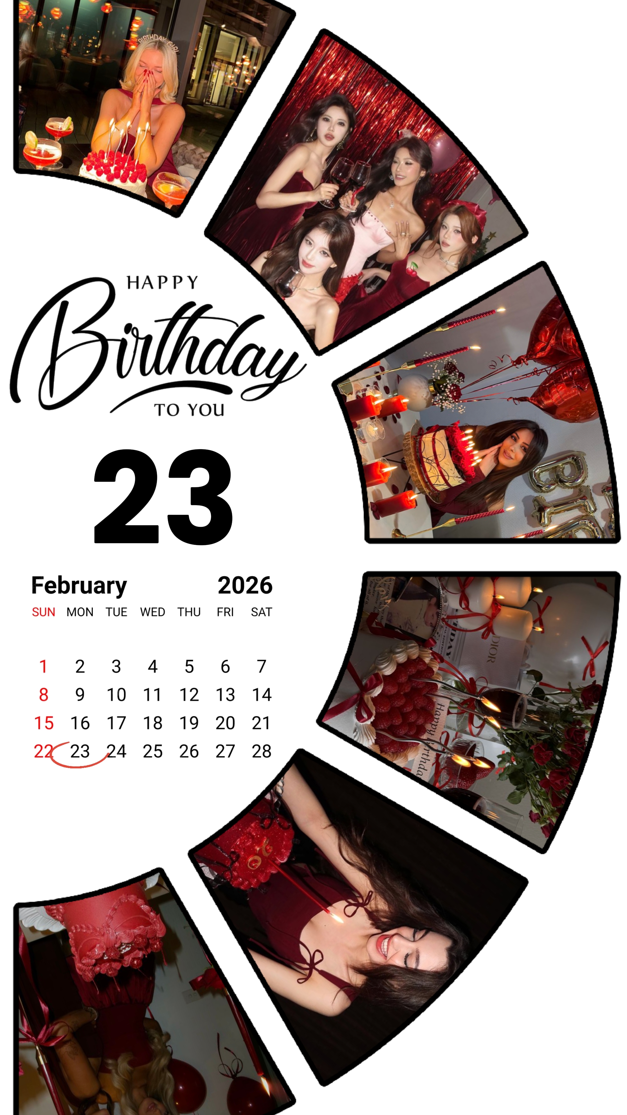 Birthday 23 February