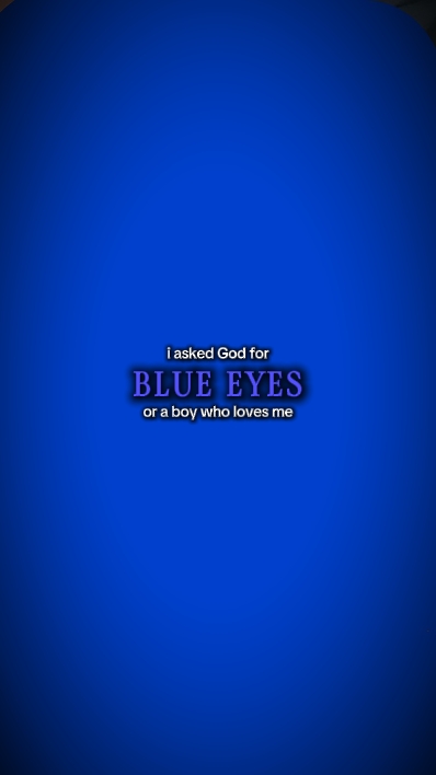Yeux bleus