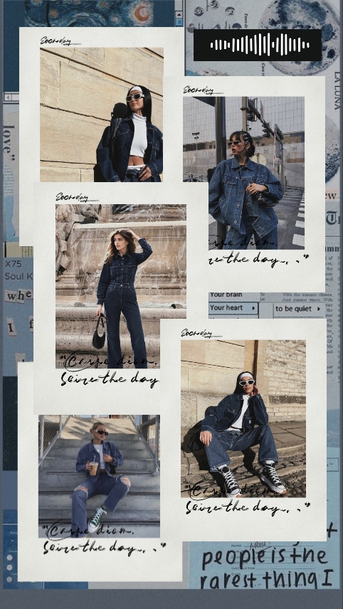 Moda de jeans azules