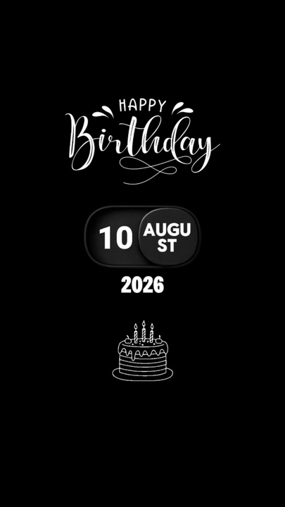 BIRTHDAY 10 AUGUS
