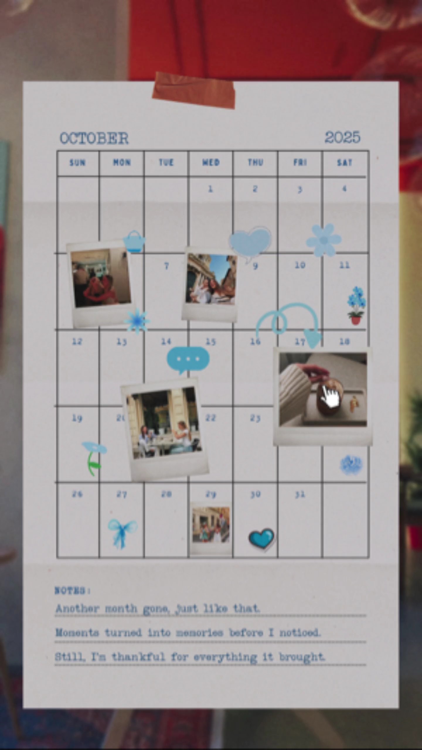 Calendario Octubre Dum
