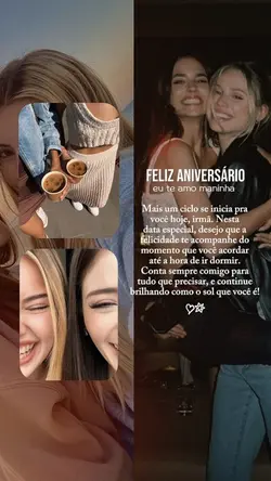 Aniversário de irmã