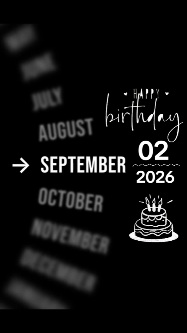 HBD FILHA 02 DE SETEMBRO