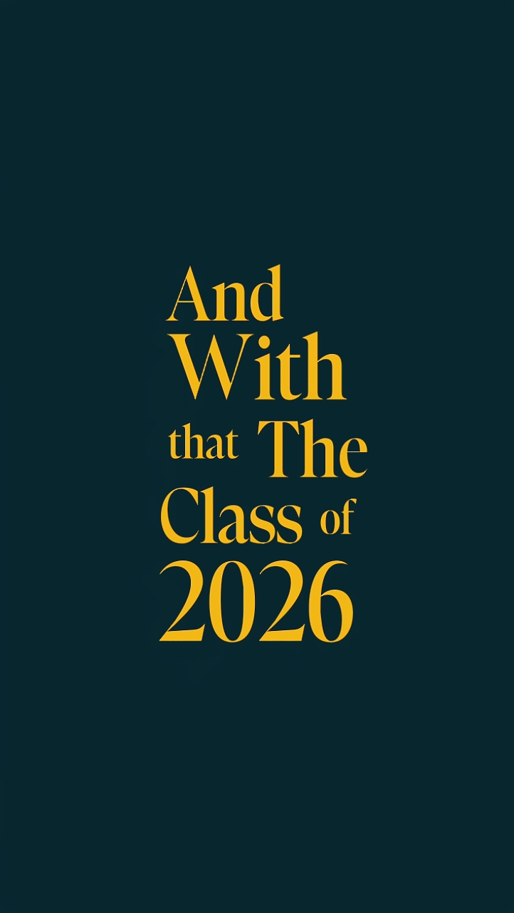 Fin de la classe 2026
