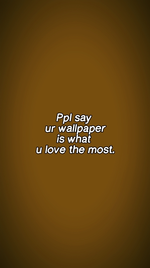 your wallpaper