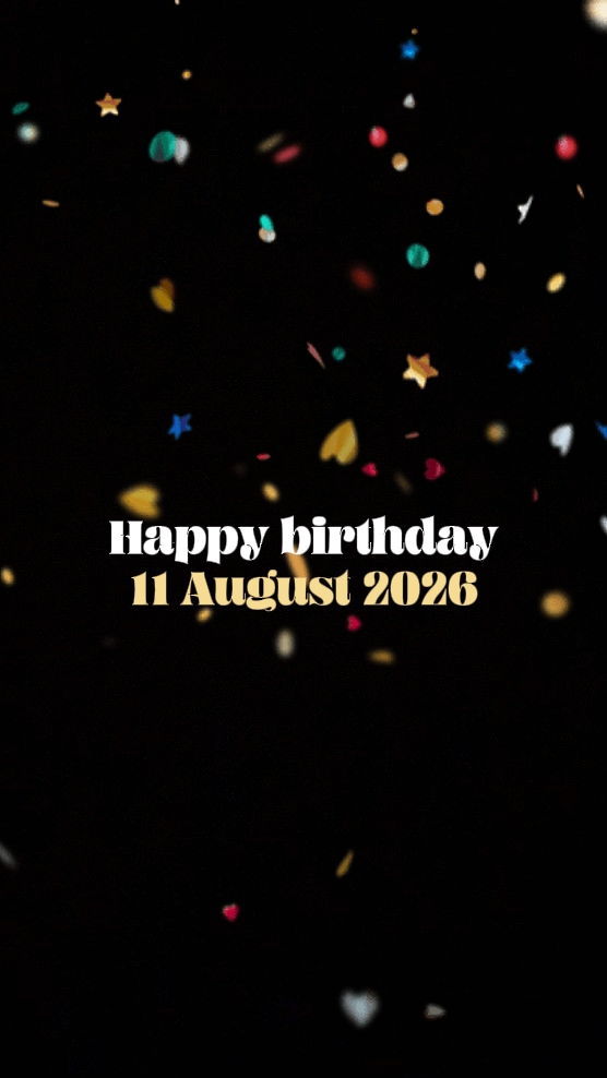 CUMPLEAÑOS 11 DE AGOSTO