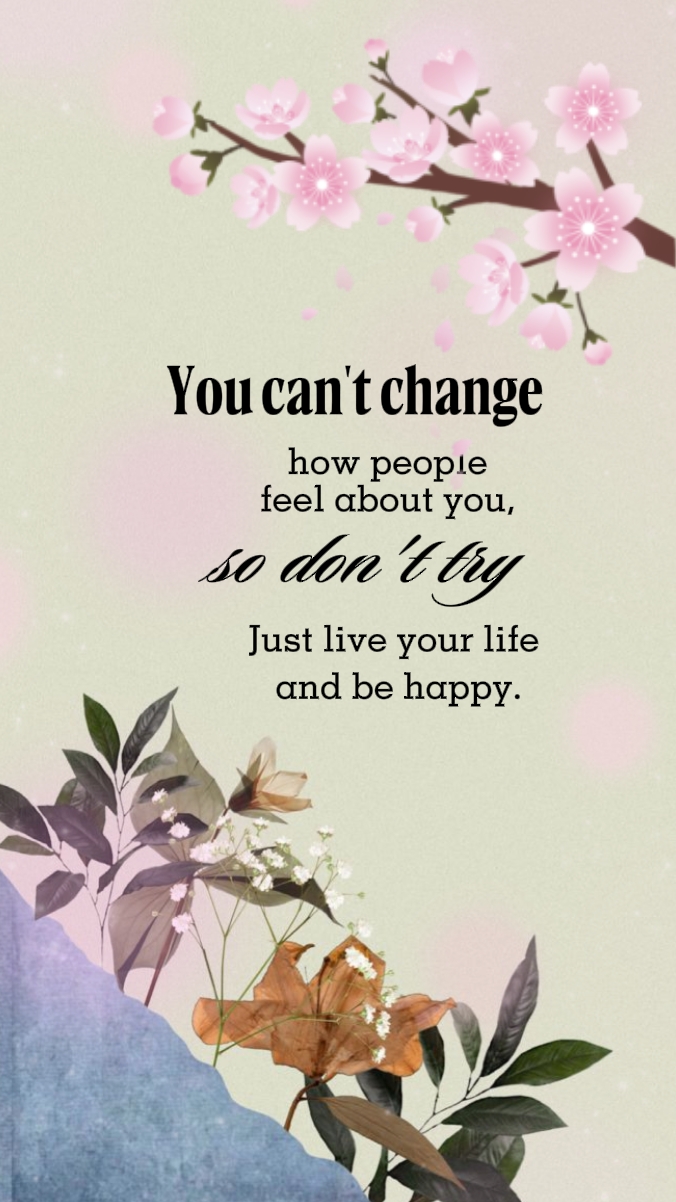 You can't change 