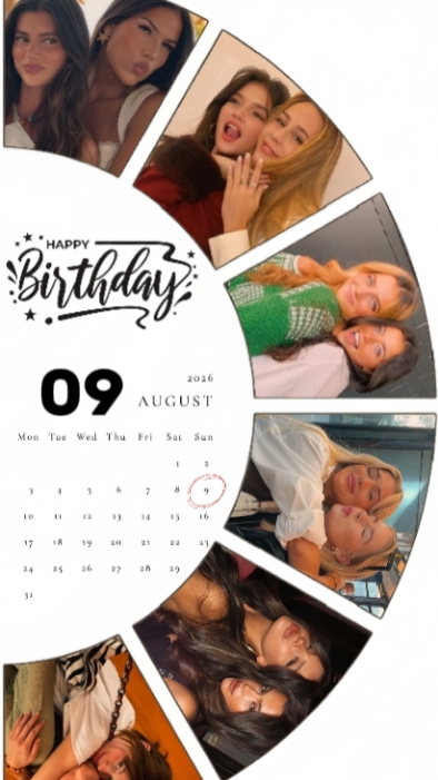 HBD 9 AUGUST 2026