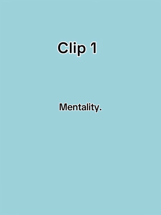 Editable Mentality 