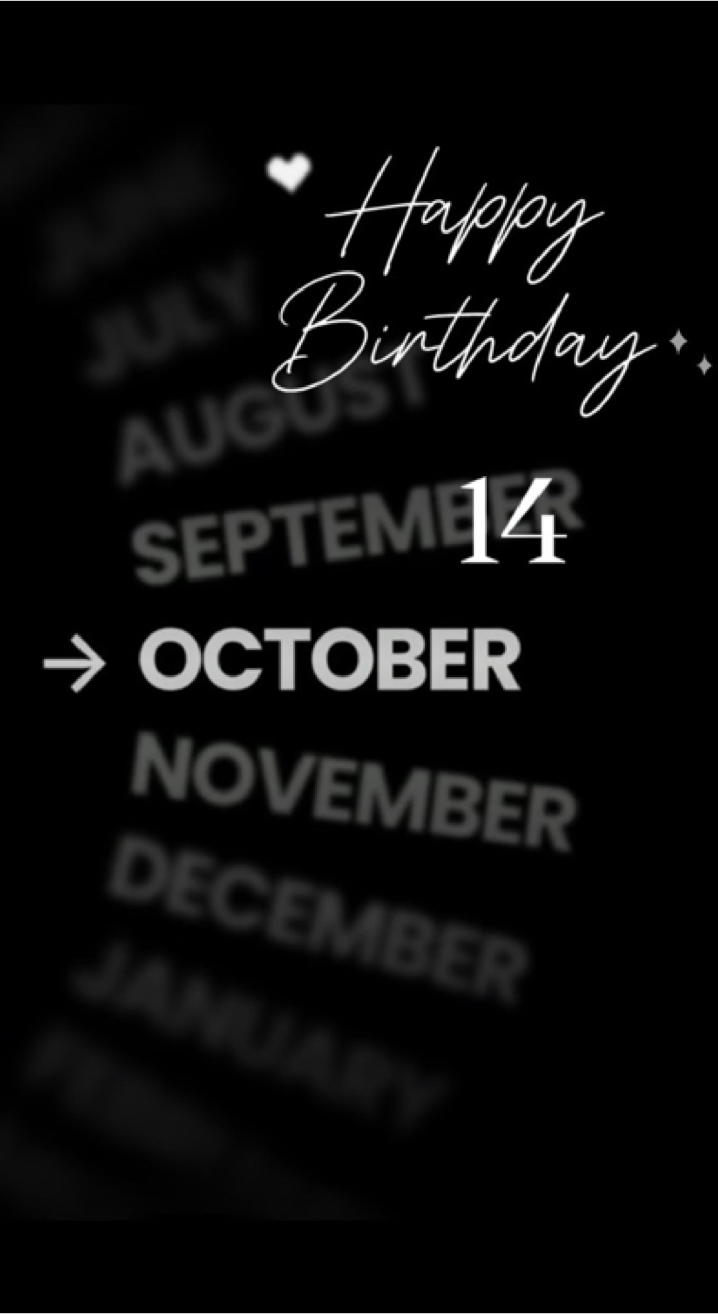 HBD CINTA 14 OKTOBER
