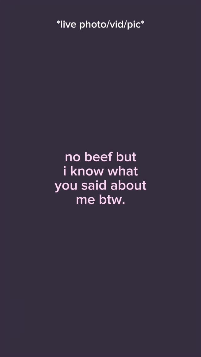 u said abt me