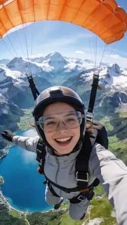 Paragliding Above Alpine Wonders