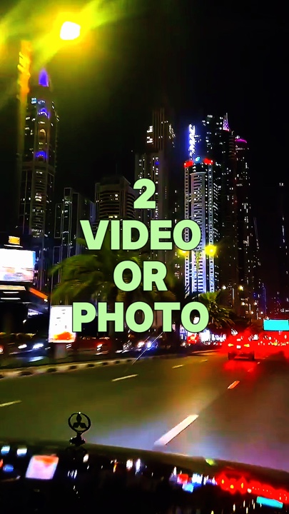2 video o foto 