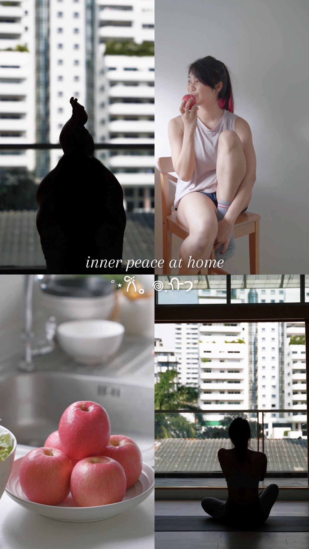 Home yoga workou