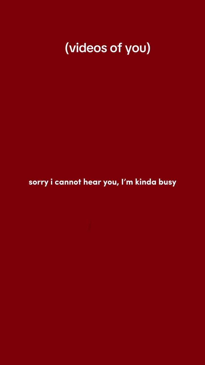 Kinda busy 