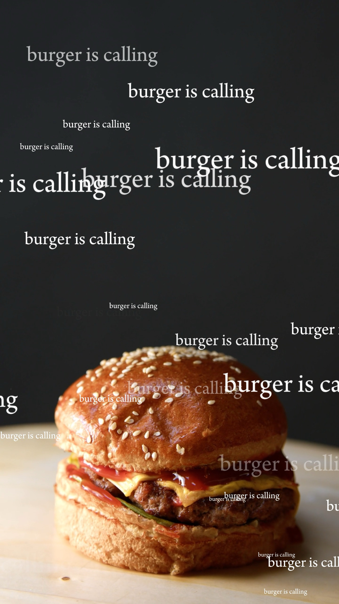 Burger está llamando 