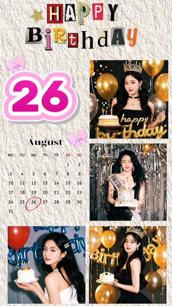 BIRTHDAY 26 AUGUST 