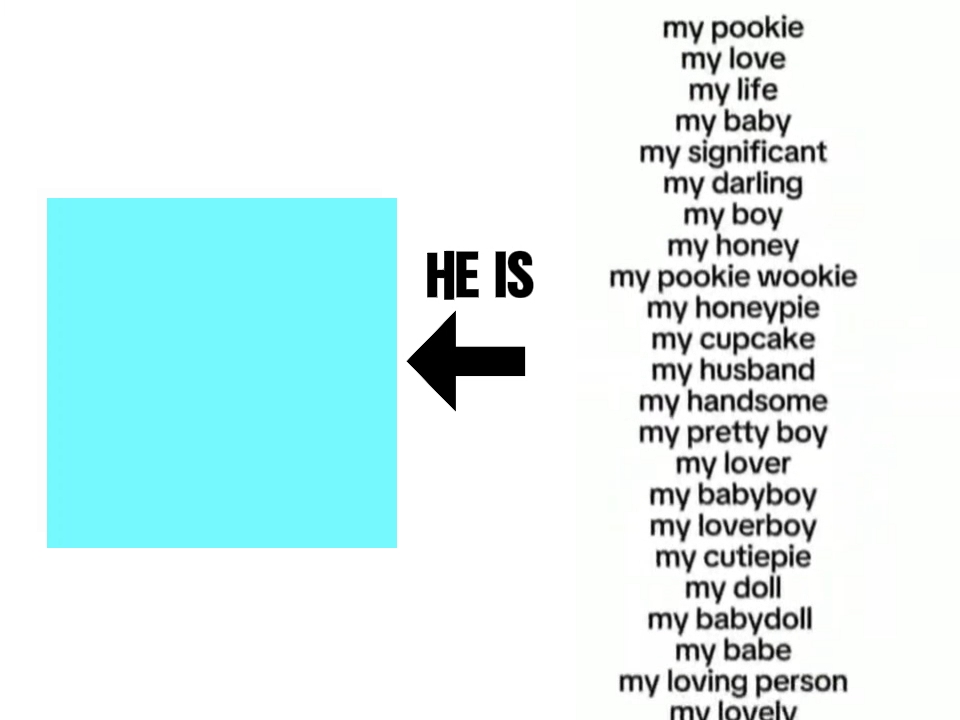 HE IS MY