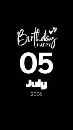 BIRTHDAY 05 JULY