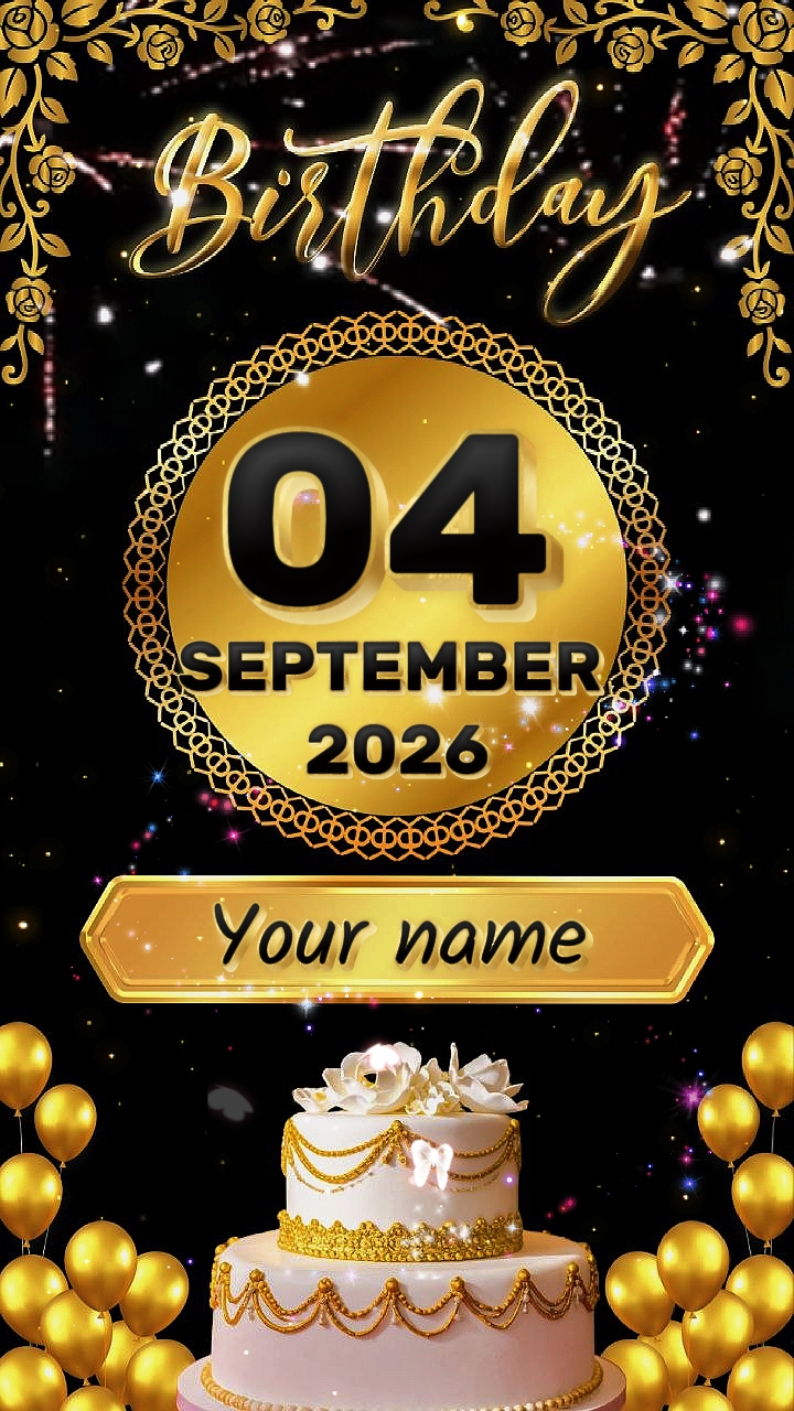 HBD 04 de septiembre de 2026
