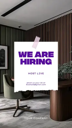 WE ARE HIRING 